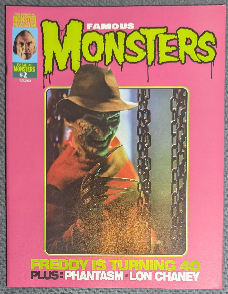 famous monsters magazine FAMOUS MONSTERS ISSUE 2 sdcc edition – Atomic Art and Music