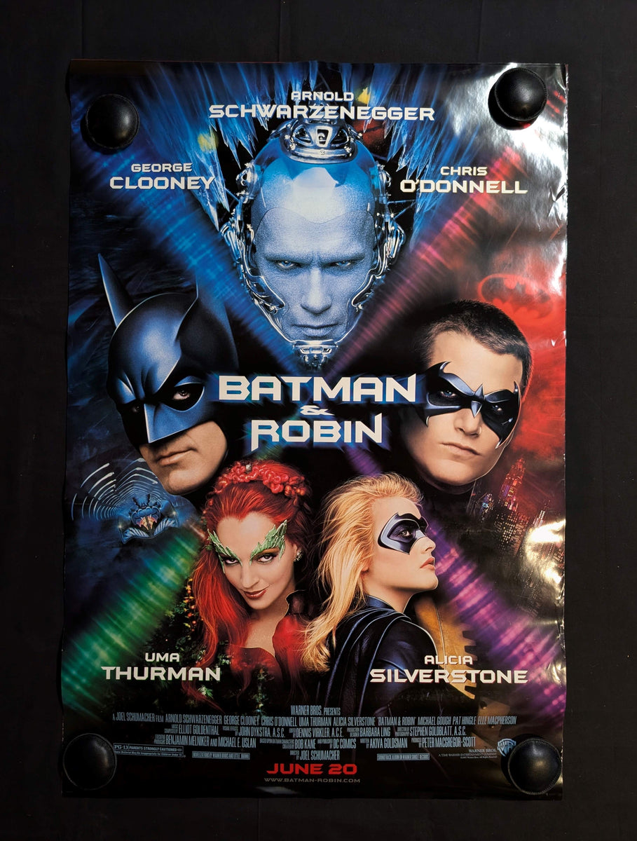 BATMAN AND ROBIN REGULAR DOUBLE SIDED ORIGINAL Movie Poster