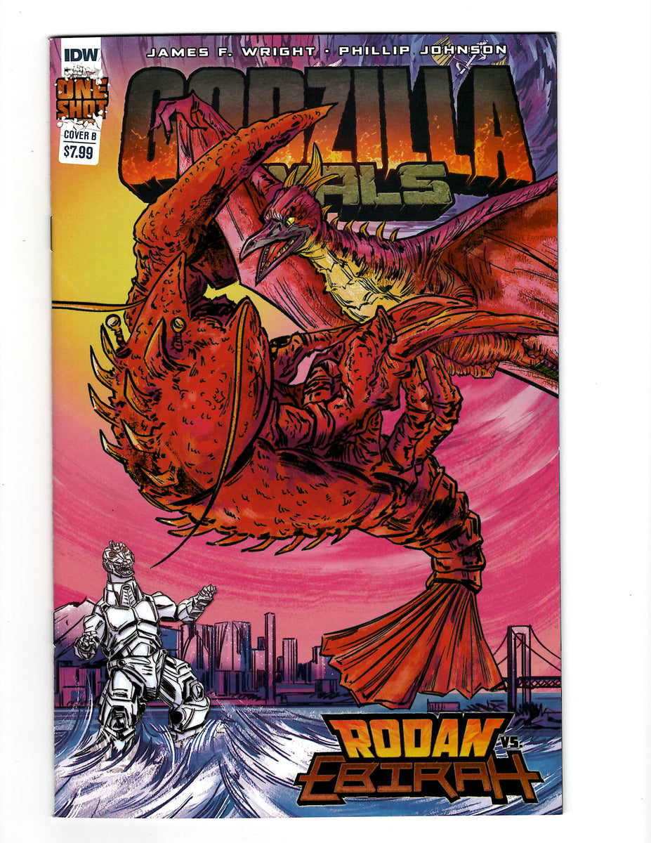 GODZILLA RIVALS -- RODAN vs EBIRAH cvr B -- Comic Book – Atomic