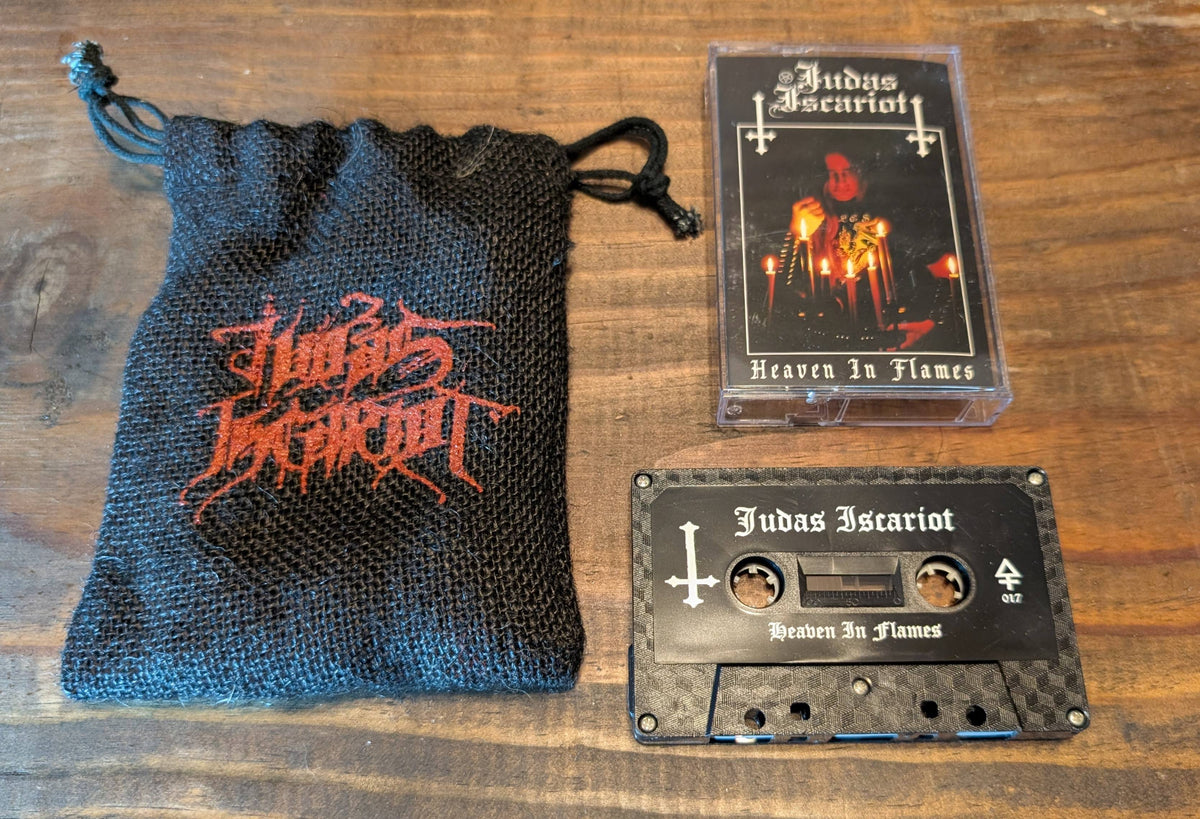 JUDAS ISCARIOT - HEAVEN IN FLAMES - CASSETTE TAPE – Atomic Art and 