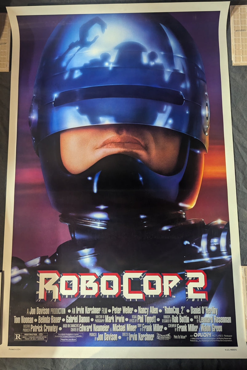 ROBOCOP 2 ROLLED original movie poster – Atomic Art and Music