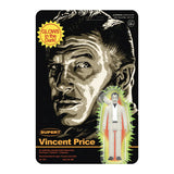 VINCENT PRICE Super 7 ReAction Figure GLOW IN THE DARK
