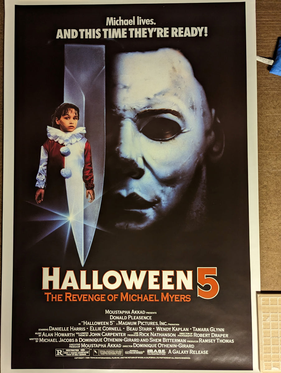 HALLOWEEN 5 original movie poster – Atomic Art and Music