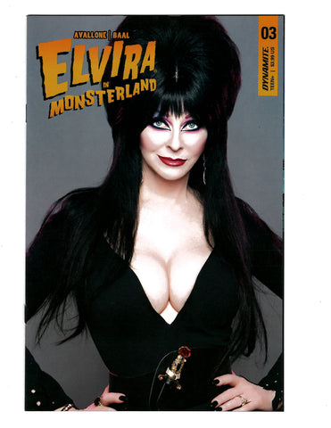 ELVIRA IN MONSTERLAND issue 3 COVER PHOTO Comic Book