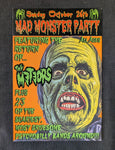 THE METEORS  original show flier