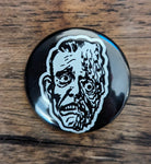 FAMOUS MONSTERS MELTING MAN LOGO 1.5 BUTTON