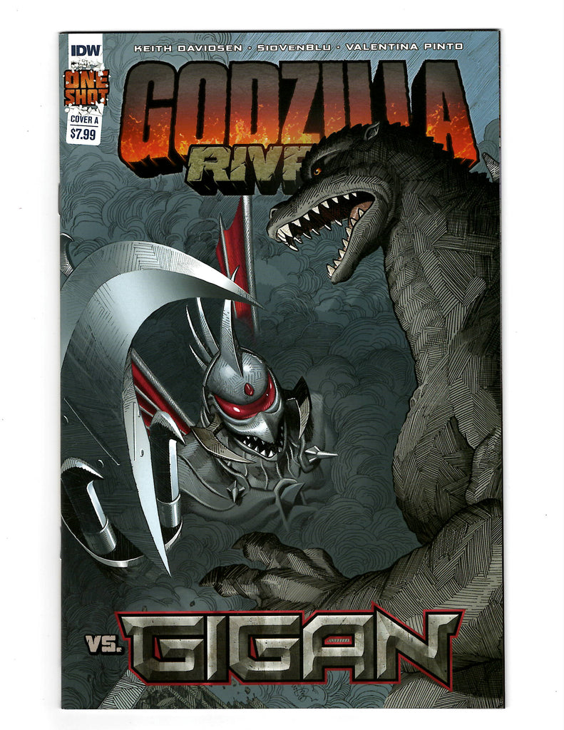 Godzilla Rivals Comic Books GODZILLA RIVALS -- GODZILLA vs GIGAN -- COVER A Comic Book – Atomic Art ...