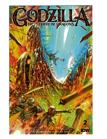 GODZILLA HERE BE DRAGONS COVER A Comic Book
