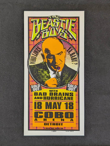 BEASTIE BOYS with BAD BRAINS , HURRICANE at the COBO ARENA , DETROIT ,MI MAY 18TH