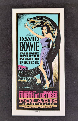 DAVID BOWIE with NINE INCH NAILS at the POLARIS AMPHITHEATER , OCT 4TH