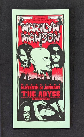 MARILYN MANSON at the ABYSS JAN 11TH