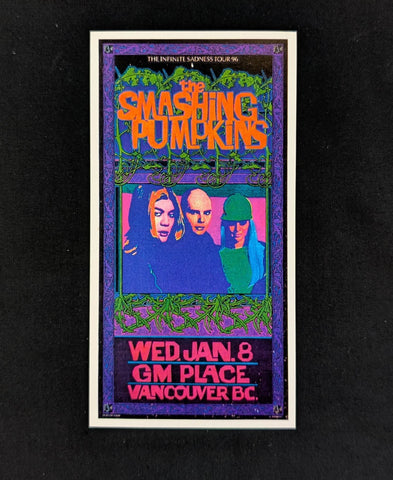 SMASHING PUMPKINS  at the GM PLACE , VANCOUVER , BC , JAN 8 TH