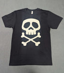 CAPTAIN HARLOCK GLOW IN THE DARK  LOGO T SHIRT