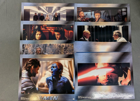 X MEN  ORIGINAL BRITISH  LOBBY CARD -- set of 10