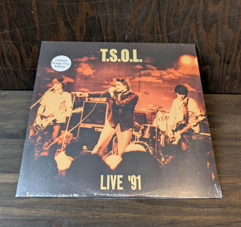 TSOL LIVE 91  - COLOR VINYL    - NEW -