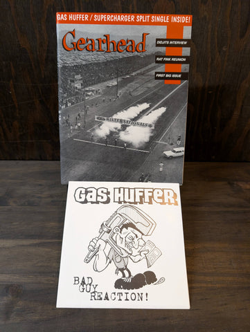 GEARHEAD MAGAZINE AND 7 INCH ISSUE 1    Black Vinyl / MAGAZINE