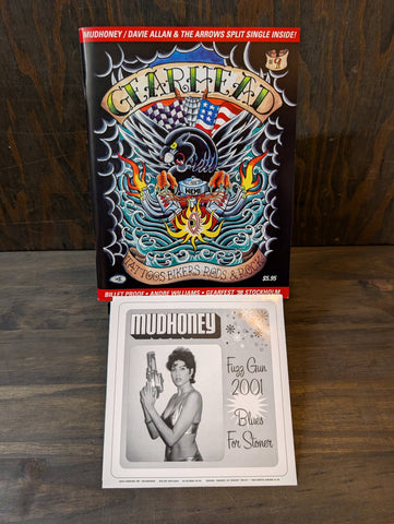 GEARHEAD MAGAZINE AND 7 INCH ISSUE 9    Black Vinyl / MAGAZINE