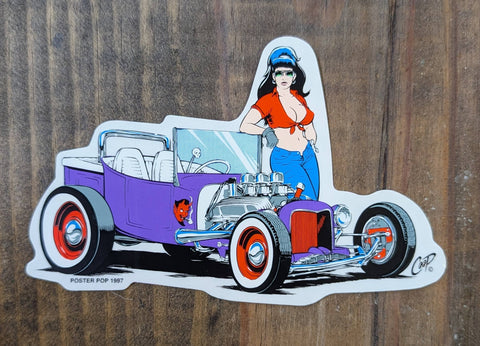 COOP HOT RODDER STICKER
