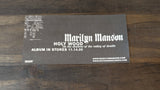 MARILYN MANSON HOLYWOOD STICKER