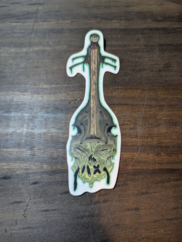 SHRUNKEN HEAD BASS  STICKER
