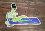 SHAG LIZARD GIRL STICKER