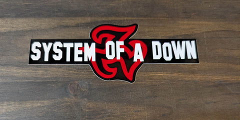 SYSTEM OF A DOWN SYSTEM REVOLUTION STICKER