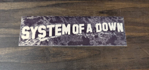 SYSTEM OF A DOWN TOXICITY STICKER
