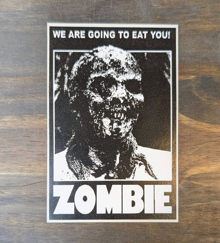 ZOMBIE HORROR STICKER