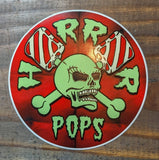 HORRORPOPS ORIGINAL GLOW IN A DARK STICKER