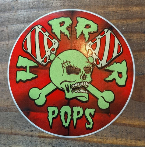 HORRORPOPS ORIGINAL GLOW IN A DARK STICKER