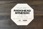 RADIOHEAD AMNESIAC STOP SIGN STICKER