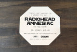 RADIOHEAD AMNESIAC STOP SIGN STICKER