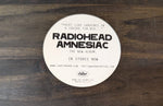 RADIOHEAD AMNESIAC YELLOW CIRCLE STICKER