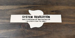 SYSTEM OF A DOWN SYSTEM REVOLUTION STICKER