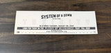 SYSTEM OF A DOWN TOXICITY STICKER