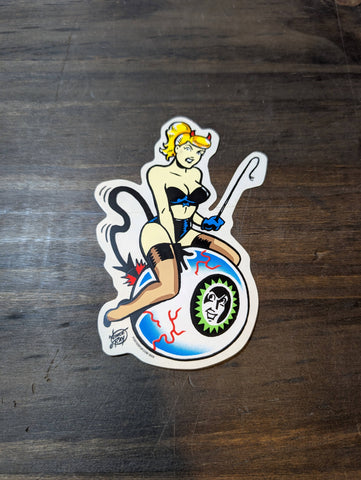 VINCE RAY EYEBALL STICKER