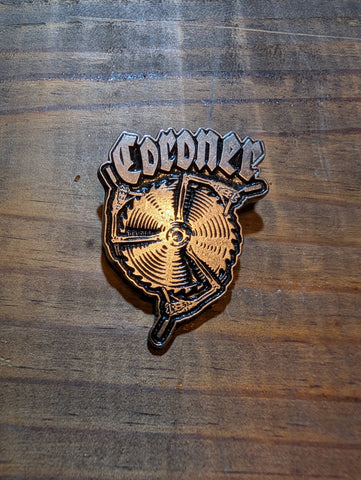 CORONER  Enamel Pin