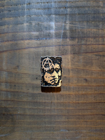 DISCHARGE ANARCHY FACE Enamel Pin