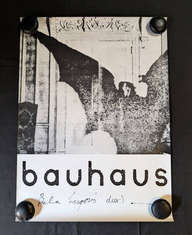 BAUHAUS BELA LUGOSI IS DEAD POSTER