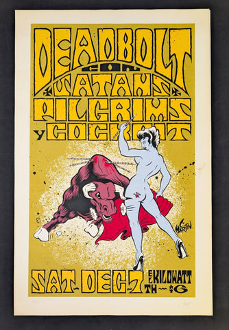 DEADBOLT , SATAN PILGRIMS  CONCERT POSTER