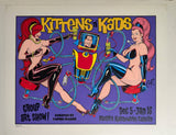 KITTENS AND KADS  SCREEN PRINT  POSTER