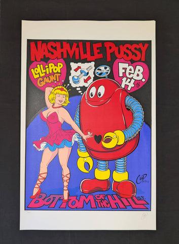 NASHVILLE PUSSY  CONCERT POSTER