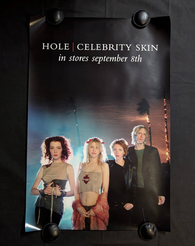 HOLE CELEBRITY SKIN 2 SIDED RECORD RELEASE  POSTER