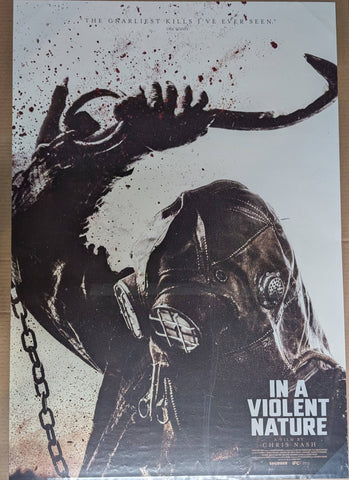 IN A VIOLENT NATURE  DOUBLE SIDED ORIGINAL MOVIE POSTER