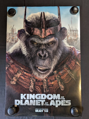 KINGDOM of the PLANET of the APES PROXIMUS CAESAR DOUBLE SIDED  ORIGINAL MOVIE POSTER