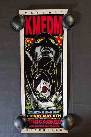 KMFDM with DINK at the TROCADERO  CONCERT POSTER