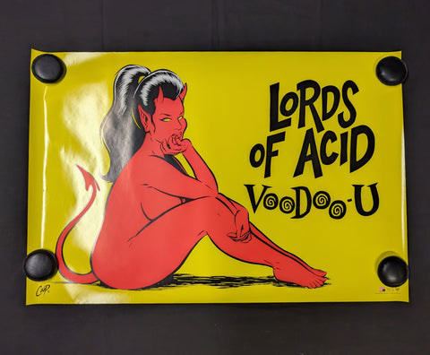 LORDS OF ACID VOODOO U RECORD STORE POSTER