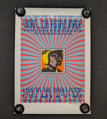 MAN OR ASTROMAN , FAMOUS MONSTERS    CONCERT POSTER