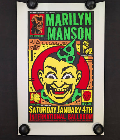 MARILYN MANSON CONCERT POSTER