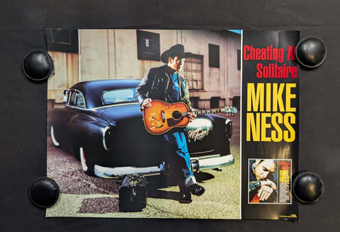 MIKE NESS CHEATING AT SOLITAIRE RECORD RELEASE  POSTER